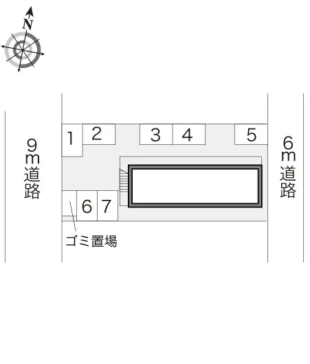 ★手数料０円★大野城市牛頸　月極駐車場（LP）